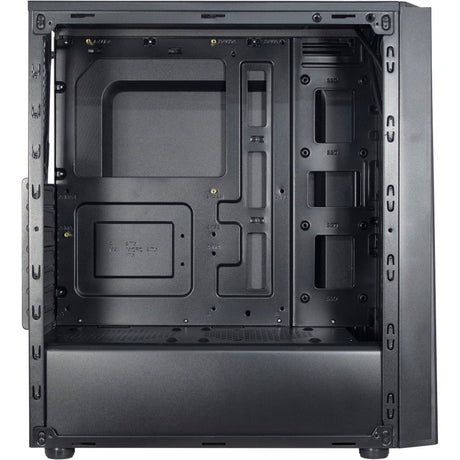 Obudowa midi tower Inter-tech T-11 Televen (czarna | 3x USB-A | okienko)
