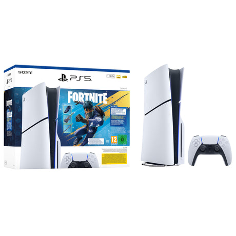 Sony Playstation 5 (smart) – 1 TB – Zestaw konsoli do gier Fortnite Flowering Chaos (biały czarny)
