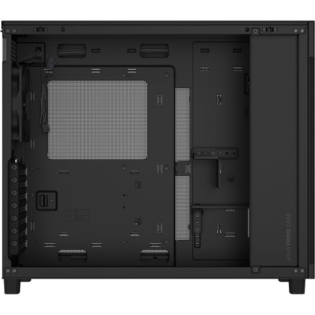 Asus Prime Ap303 - Obudowa Midi Tower z panelem ze szkła hartowanego (czarna | 2x USB-A | 1x USB-C | Szkło hartowane)