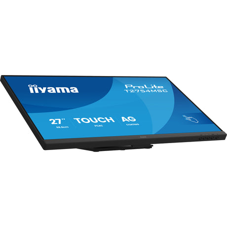 Iiyama prolite t2754msc-b2ag 27 monitor dotykowy (czarny (matowy), dotykowy, VGA, HDMI, audio, USB)