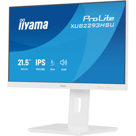 Monitor Iiyama prolite xub2293hsu-w7 21,5 (biały (matowy), HDMI, Display Port, 2x USB-A)