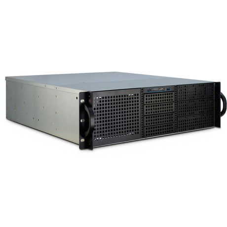 Obudowa rack Inter-tech 3u-30248 (czarna | 2x USB-A)