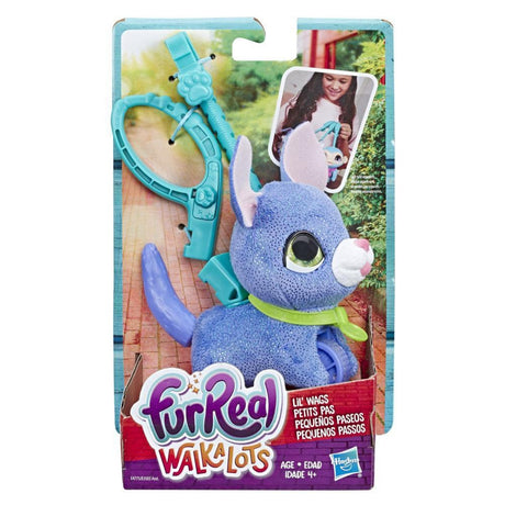 Hasbro FurReal - Walkalots Lil' Wags szczeniak fioletowy pluszowa zabawka