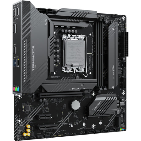Płyta główna Maxsun MS-Terminator B760M GKD5 Dark Socket 1700 (czarna, RAID, 2,5 GB-LAN, dźwięk, µATX)