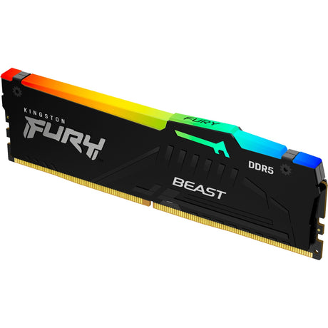 Kingston Fury 16 GB RAM DDR5-5600 (czarny, KF556C36bbea-16, Beast RGB, XMP, Expo)