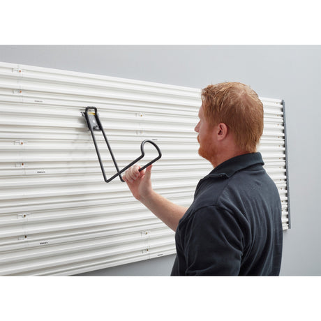 Ściana szynowa Stanley - uchwyt na hak do drabiny (czarny)