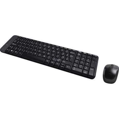 Zestaw stacjonarny bezprzewodowy combo mk220 Logitech USB2.0 klawiatura i mysz, odbiornik USB