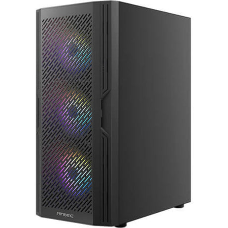 Obudowa midi tower Antec ax20 (czarna | 3x USB-A | szkło hartowane)