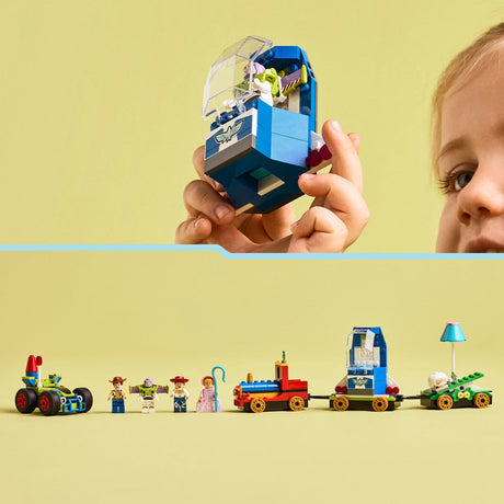 Zestaw Lego Disney i Pixar „Toy Story” – pociąg i samochodzik zdalnie sterowany – 43264