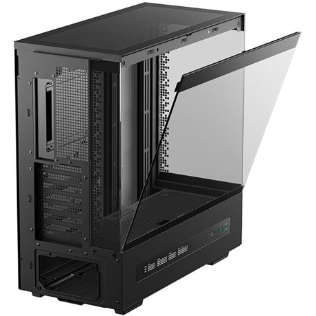 Obudowa cyfrowa midi tower Deepcool ch690 (czarna | 2x USB-A | 1x USB-C | szkło hartowane)