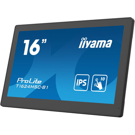 Monitor Iiyama prolite t1624msc-b1 15.6 z ekranem dotykowym (czarny, HDMI, 2x USB-A)
