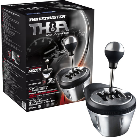 Dodatkowa dźwignia zmiany biegów Thrustmaster TH8A (czarny srebrny, PC, PS5, PS4, Xbox Series X|S, Xbox One)