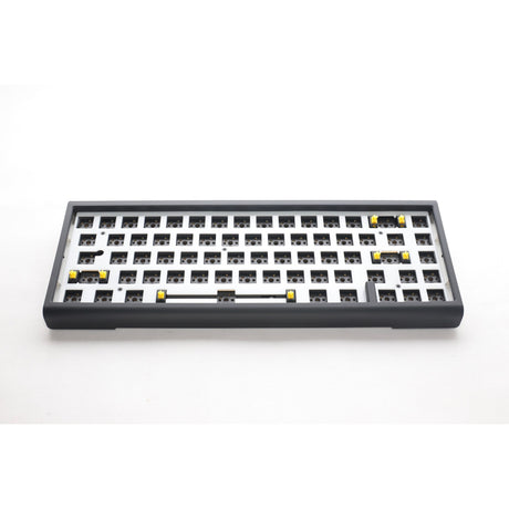 Ducky rzutowany Tinker 65 z qmk przez klawiaturę mechaniczną RGB (czarny, układ USA (QWERTY), 65%, barebone. Diody LED rgb, możliwość wymiany podczas pracy, mocowanie uszczelki)