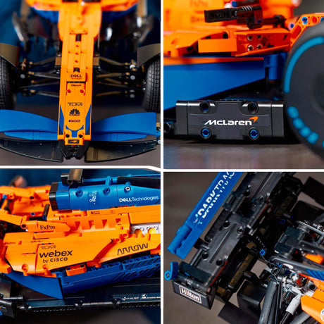 Zestaw Lego Tech McLaren Formula 1 2022 samochód wyścigowy dla dorosłych - 42141