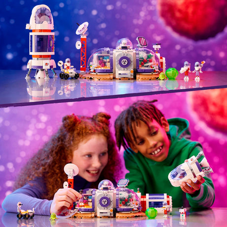 Lego friends - baza kosmiczna na Marsie i zabawka do budowy rakiet (42605)
