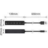 Koncentrator USB Act ac6215 czarny