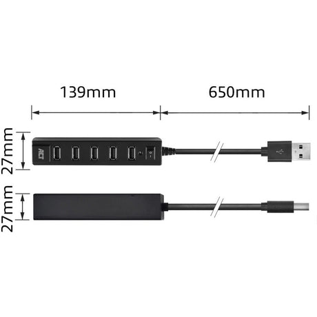 Koncentrator USB Act ac6215 czarny