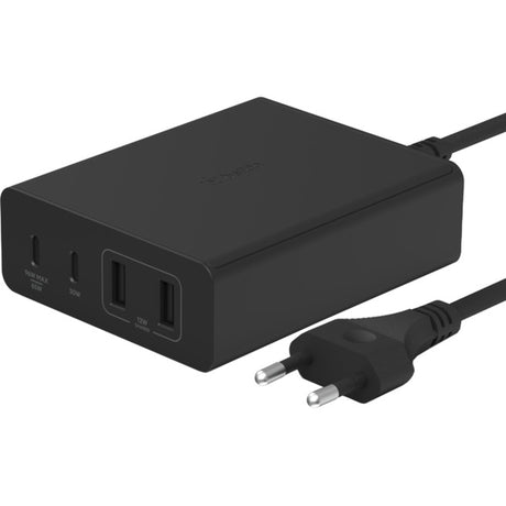4-portowa ładowarka ścienna Belkin Boost Charge Pro Gan (czarna, 108 W)