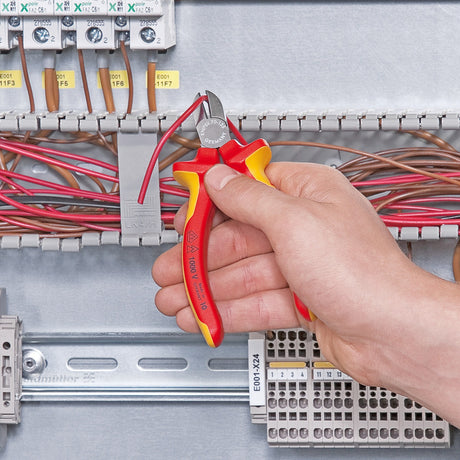 Szczypce tnące boczne Knipex 70 06 125 szczypce tnące (czerwony żółty)