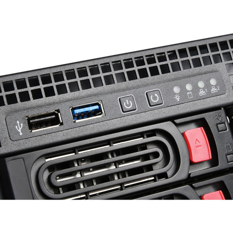 Obudowa rack Silverstone RM21-308 (czarna | 1x USB-A 2.0 | 1x USB-A 3.2 (5 Gbit s))