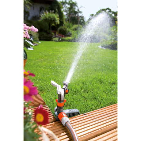 Gardena Premium zraszacz sektorowy i okrągły pulsacyjny Gardena (szary pomarańczowy, 8136-20)