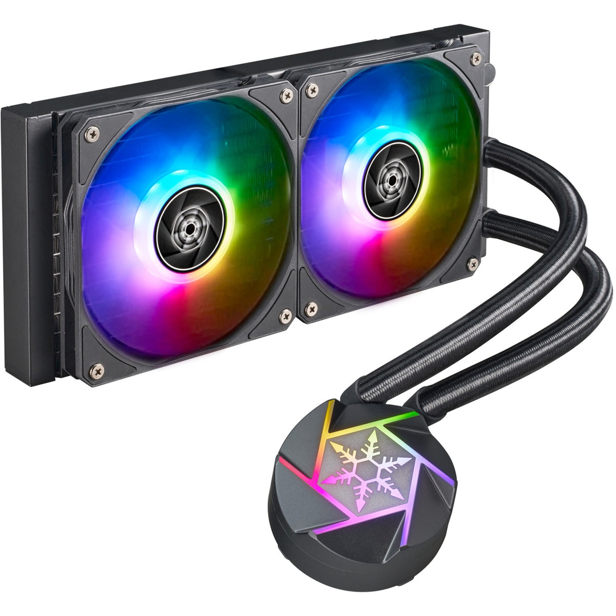Chłodzenie wodne Silverstone vida 240 slim (czarne)