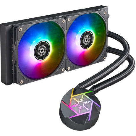 Chłodzenie wodne Silverstone vida 240 slim (czarne)