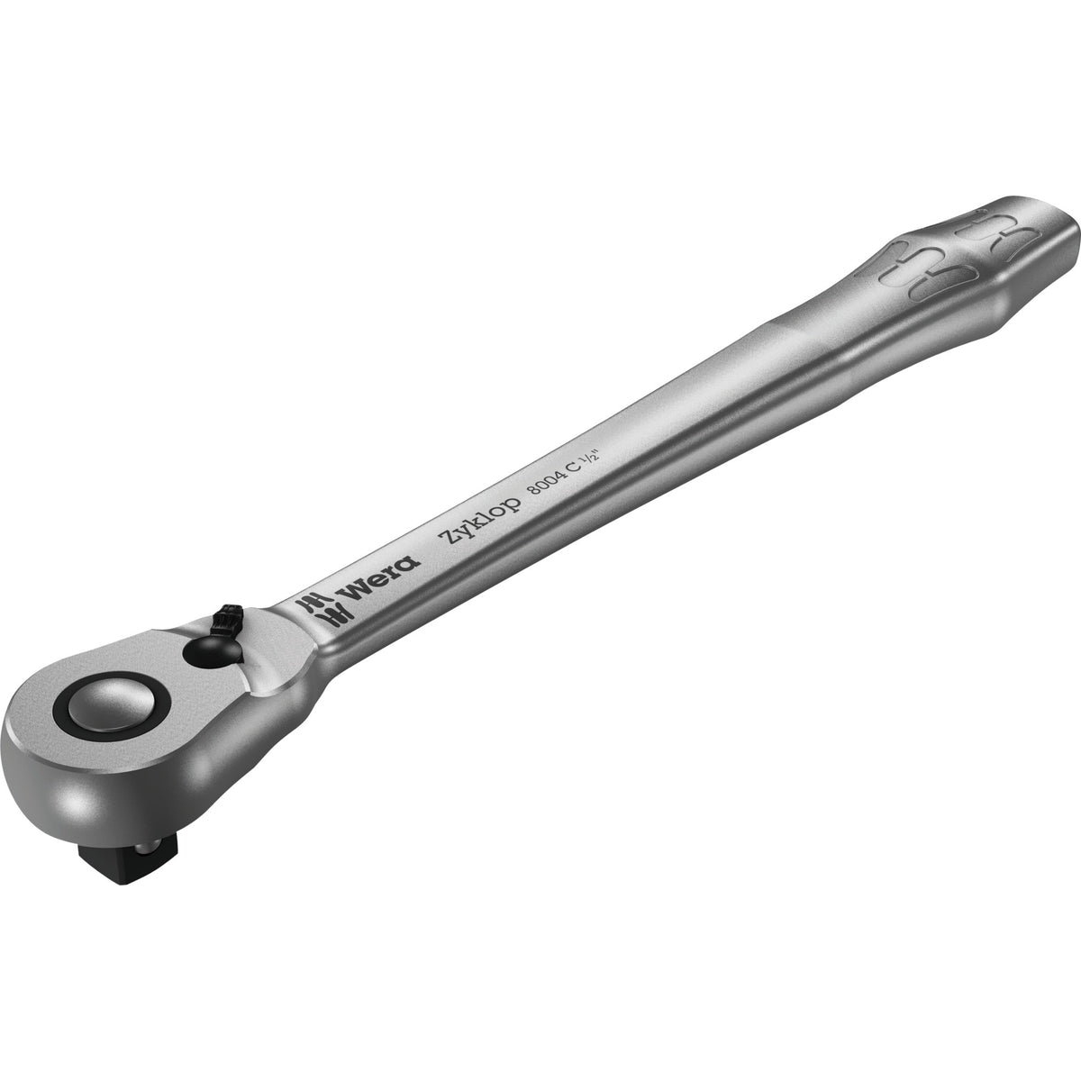 Grzechotka metalowa Wera 8004 c Zyklop z zapadką przełączającą i napędem 1 2 (1 2 )