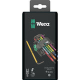 Zestaw kluczy sześciokątnych Wera torx 967 9 tx bo wielokolorowy 1 sb (9 szt., torx t8 do t40)
