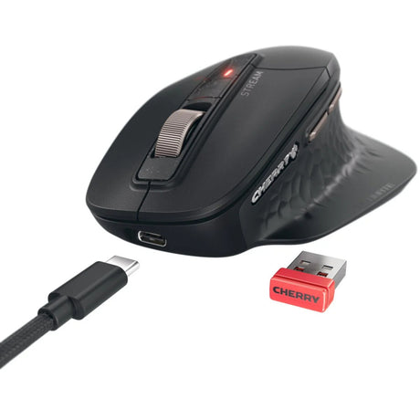 Cherry Stream Mouse Ultimate (czarna miedź, 6000 dpi, Bluetooth 2,4 GHz USB)