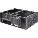 Obudowa Silverstone SST-GD10B HTPC (czarna | 2x USB-A)