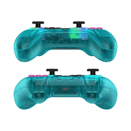 Kontroler Gamesir Nova HD Rumble NS (turkusowy, PC, Steam, Android, iOS, Switch, Bluetooth 2,4 GHz USB)