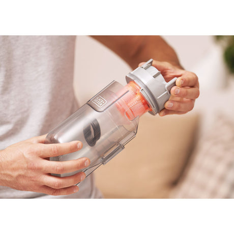 Odkurzacz 2 w 1 Black+decker bhfea18d1-qw 18v 2.0ah z wymiennym akumulatorem (w zestawie akumulator 18v 2.0ah i ładowarka)