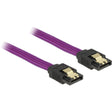 Delock kabel sata 6 GB s 30 cm fioletowy (fioletowy)