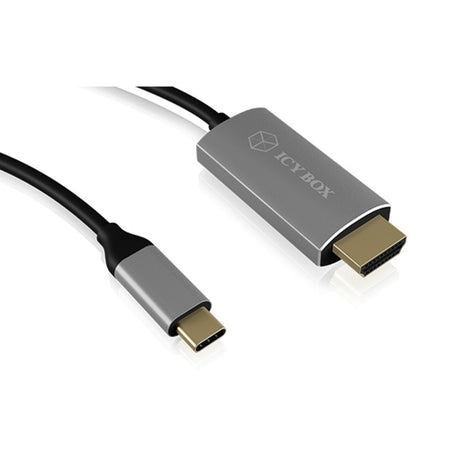 Icy box ib-cb020-c - kabel USB-C (męski) > HDMI (męski) (czarny, 1,8 m)