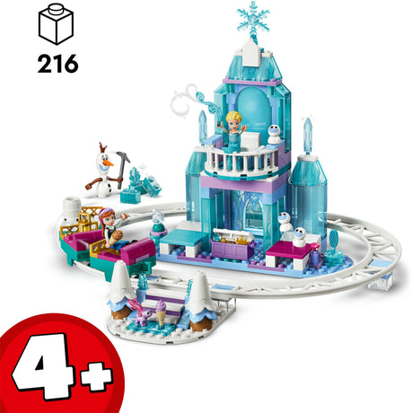LEGO Disney Princess 43281 Lodowy zamek Elsy i przejażdżka po śniegu