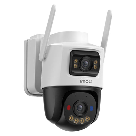 Kamera zewnętrzna Imou Aov z podwójnym obiektywem 5mp+5mp (biała, 3k, 4G LTE, WiFi 6, panel słoneczny)