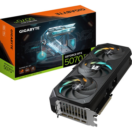 Gigabyte gv-n507tgaming oc-16gd geforce rtx 5070 ti gaming oc 16g, 16gb, gddr7, 256bit, pcie 5.0