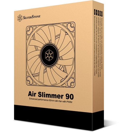 Wentylator Silverstone Air Slimmer 90 (czarny, 92 x 92 x 15 mm, pwm)