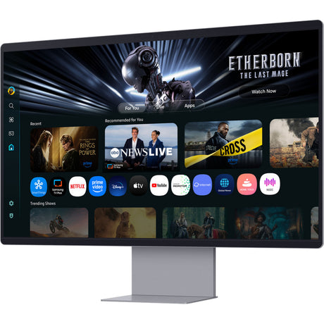 Inteligentny monitor Samsung m9 m90sf 32 4k UHD (srebrny, hdmi, display port, 2x usb-a, usb-c, wi-fi 5, bt, 165 hz)