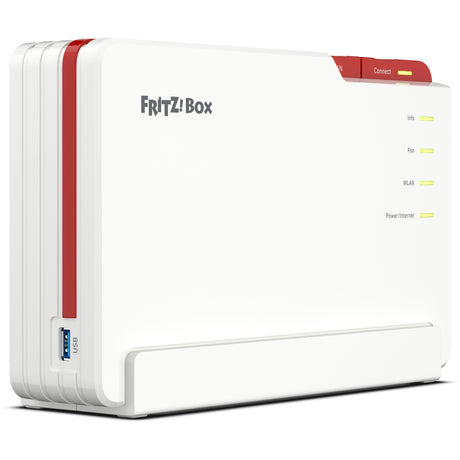 Fritz! router międzynarodowy box 5690 pro edycja (biało-czerwony, mesh wi-fi)