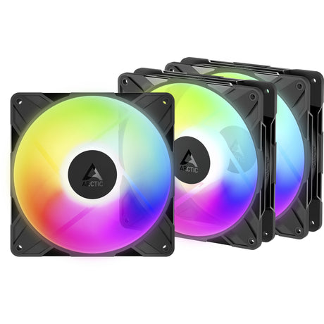 Wentylatory Arctic P14 Pro Reverse a-Rgb (czarne, 3 sztuki, 140 x 140 x 30 mm, pwm, 3 sztuki)