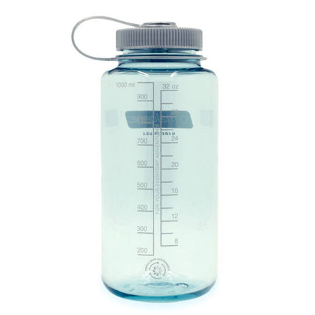 Butelka na wodę Nalgene z szeroką szyjką, 1-litrowa butelka do picia (jasnoniebieska)