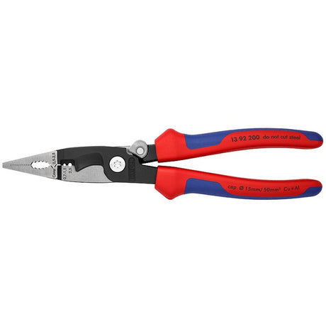 Szczypce montażowe do elektroniki Knipex 13 92 200 (czerwony niebieski)