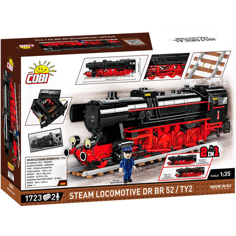 Cobi dr br 52 ty2 steam locomotive constructiespeelgoed (schaal 1:35)