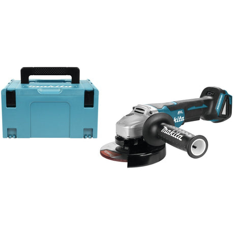 Szlifierka kątowa Makita 18 V 125 mm dga505zj (niebiesko-czarna, baterie i ładowarka nie wchodzą w skład zestawu | w mbox | wyłącznik bezpieczeństwa)