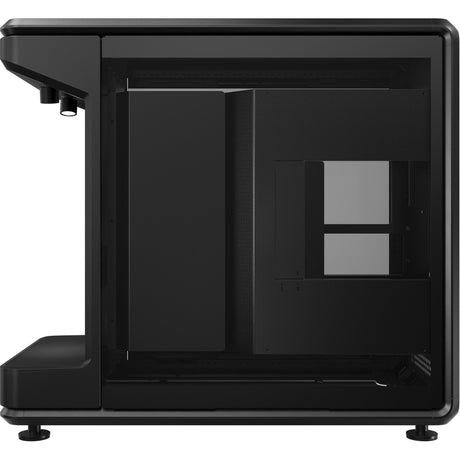 Cooler master masterframe 360 stage obudowa midi tower LCD (czarna | 2x USB-A | 1x USB-C | szkło hartowane)
