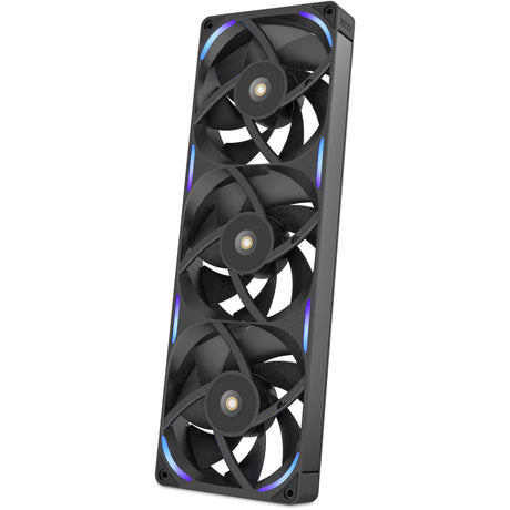 Wentylatory Nzxt f360x RGB (czarne, 3 sztuki, 360 x 120 x 30 mm, pwm)