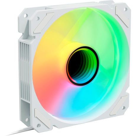 Wentylator obudowy Sharkoon Shark Mirror RGB PWM (biały, 120 x 120 x 25 mm)