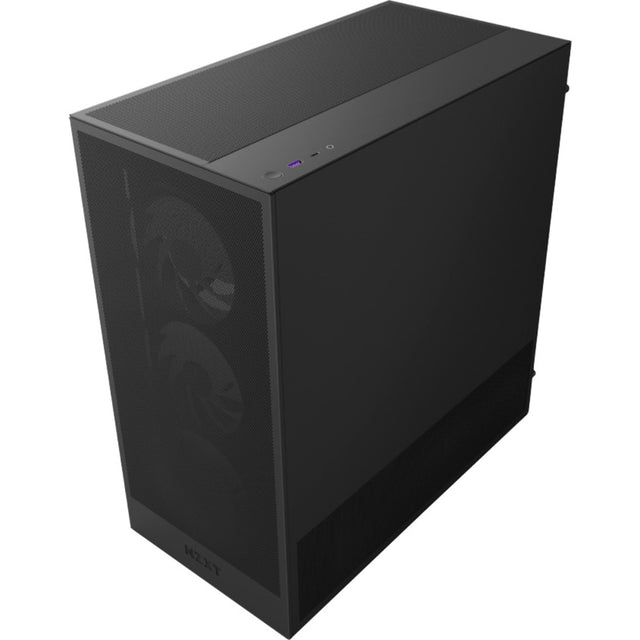 Obudowa midi tower Nzxt h5 flow rgb v2 (czarna | 1x usb-a | 1x usb-c | rgb | szkło hartowane)